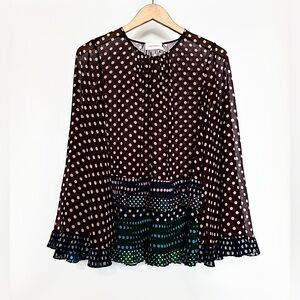 Zimmerman maples pleated blouse